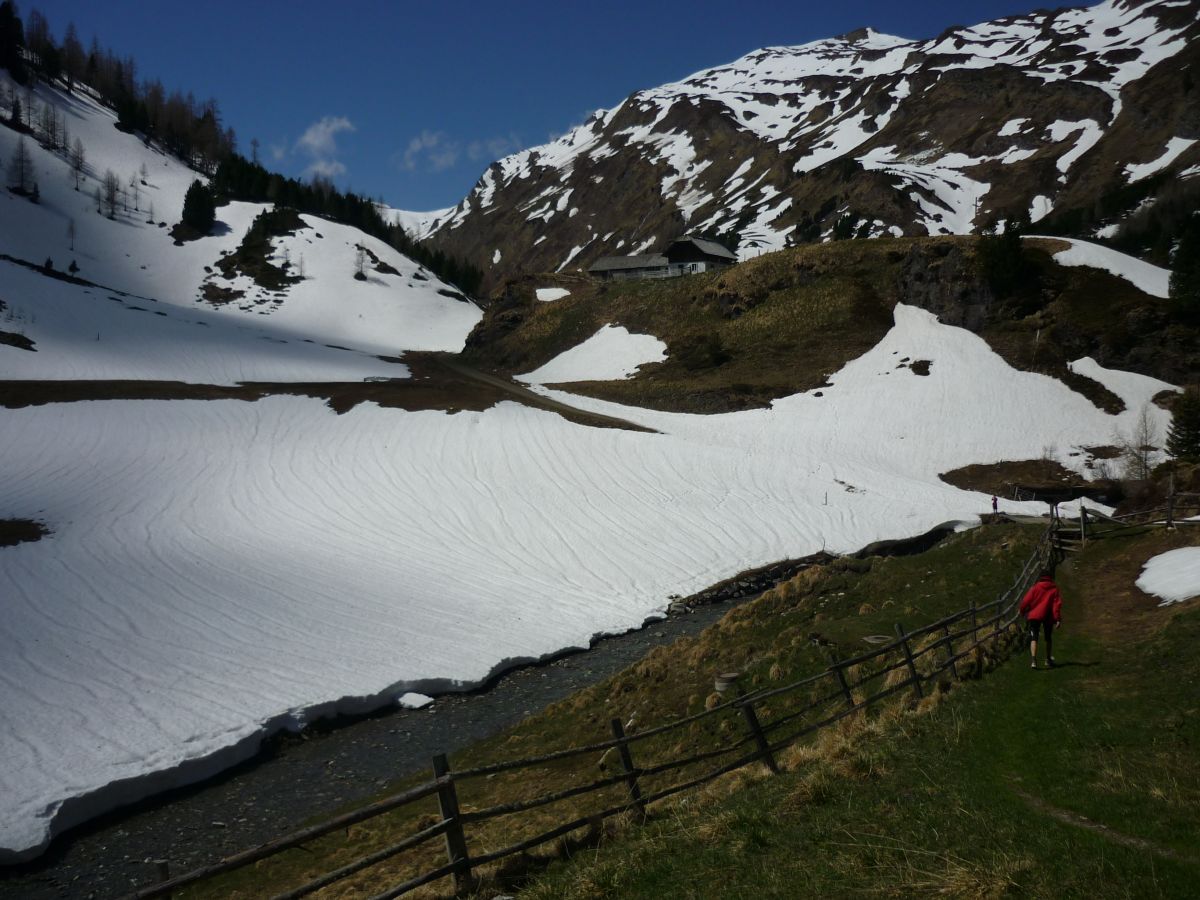 U Sticklerhütte, 1760 m. n m. Foto K.S.