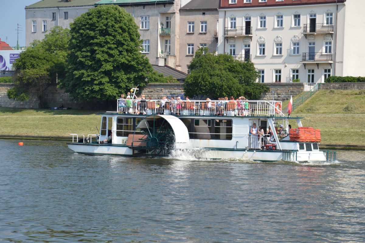 Kolesový parník na Visle