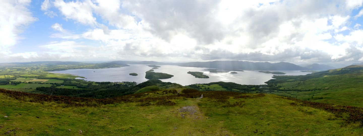 Loch Lomond z Conic Hill