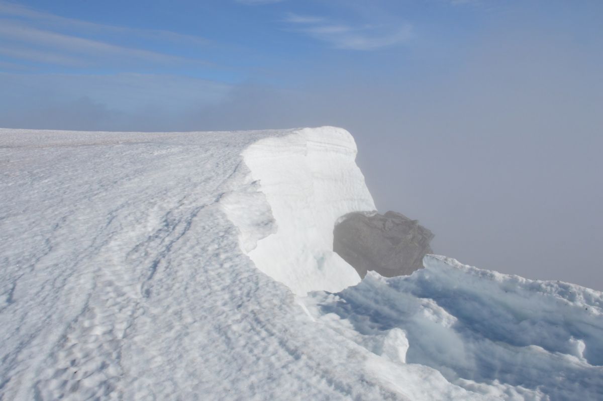 Ben Nevis, převěj na vrcholu