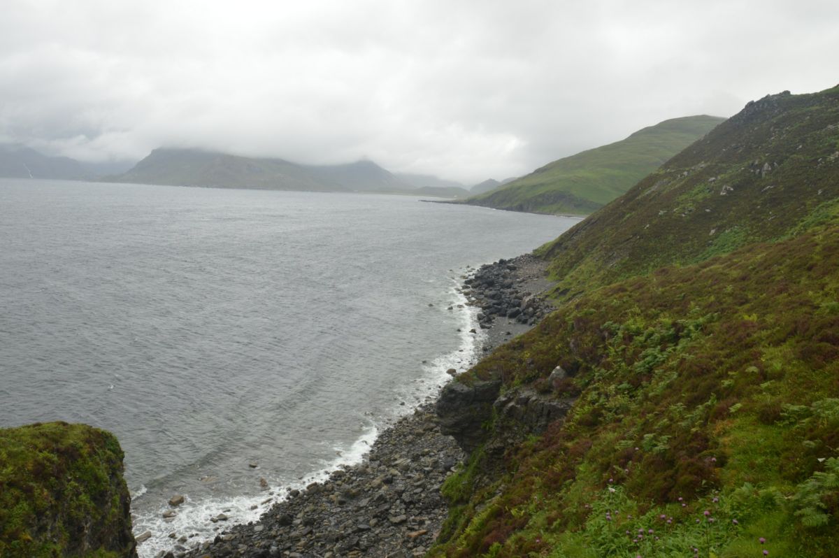 Skye, záliv Scavaig