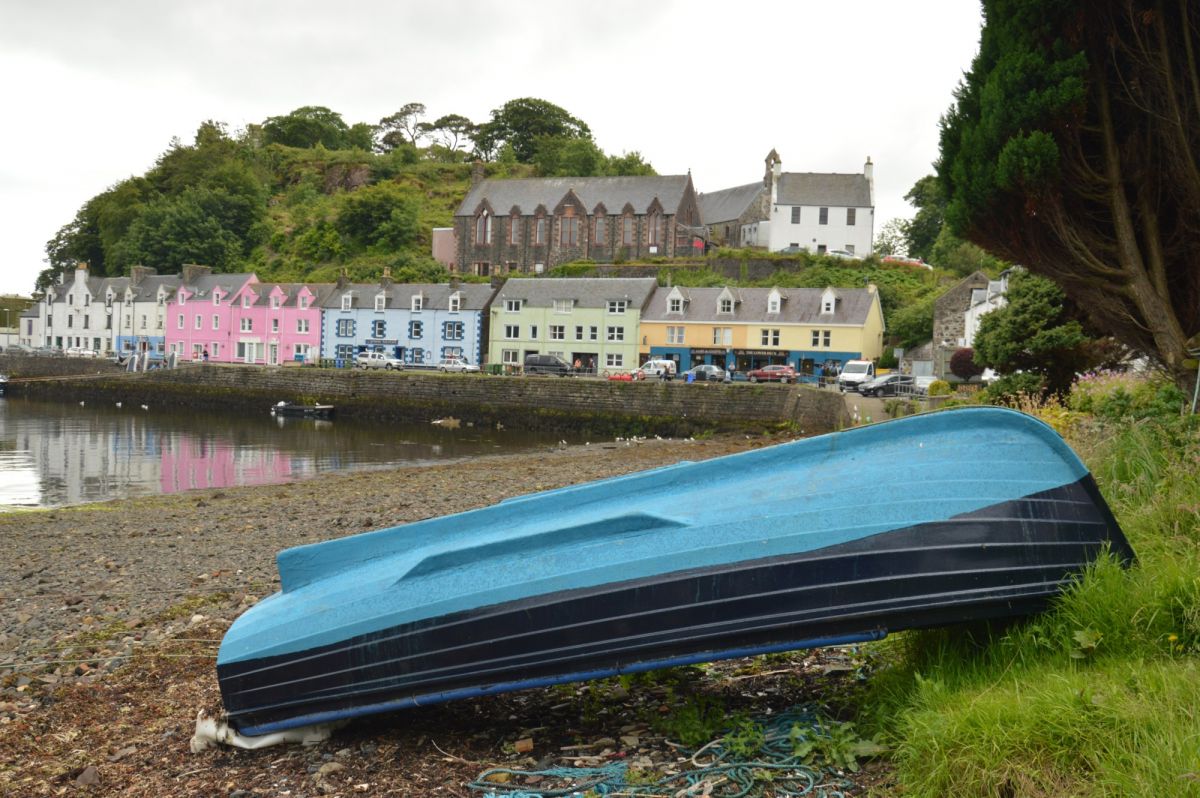 Skye, městečko Portree, přístav