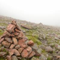 Popis: Cairngorm, v sedle  Lairig Ghru