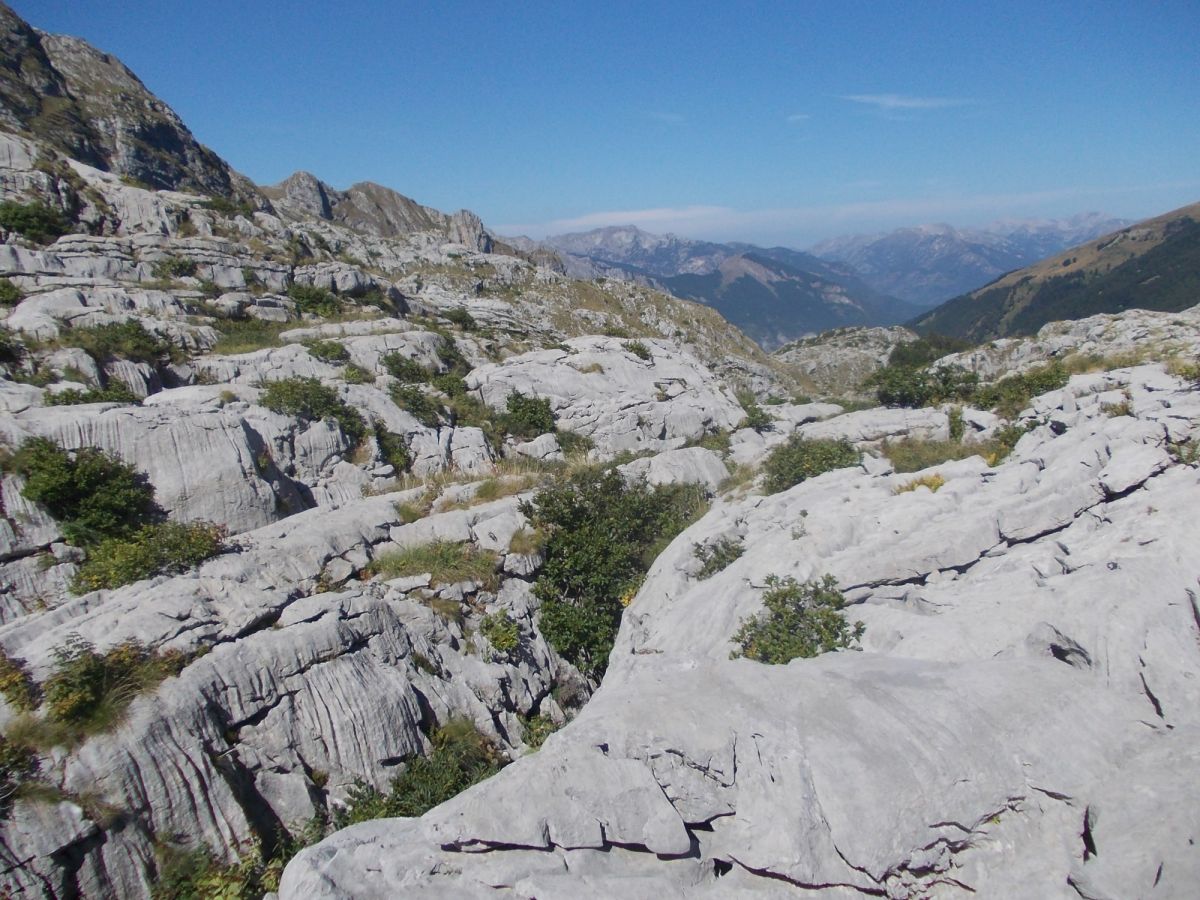 Černá Hora, údolí Zarunica, výstup na Zla Kolata, krasové útvary