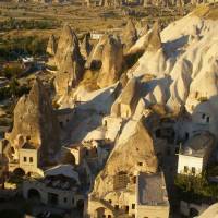 Popis: Kapadocie, domy v Göreme