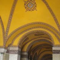 Popis: Istanbul, chrám Hagia Sofia, stropy