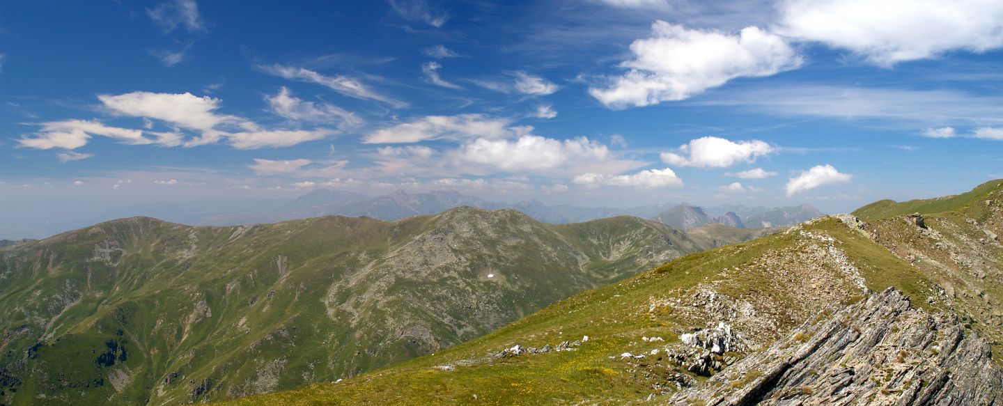 Šar planina, úplně vzadu Titov vrv