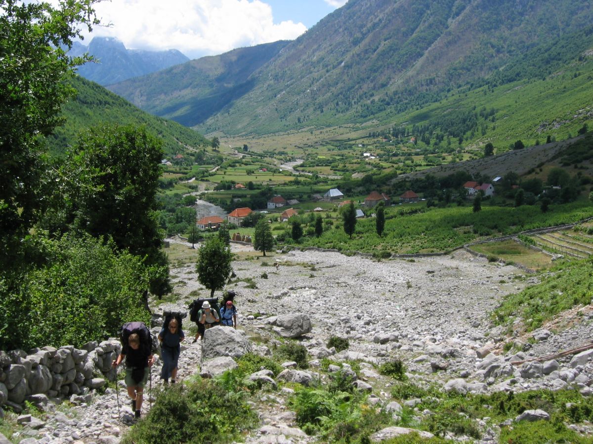 Albánské Alpy, nad Bogë