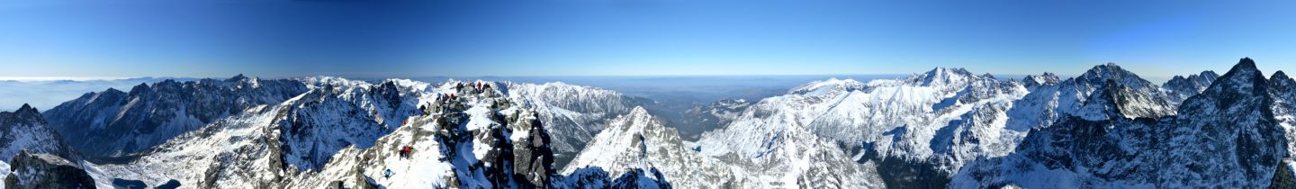 Rysy, pohled z vrcholu