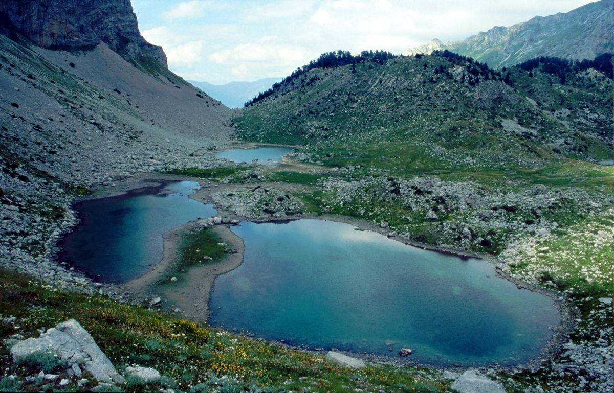 Cestou na Maja e Jezerce, jezírka už v Albánii