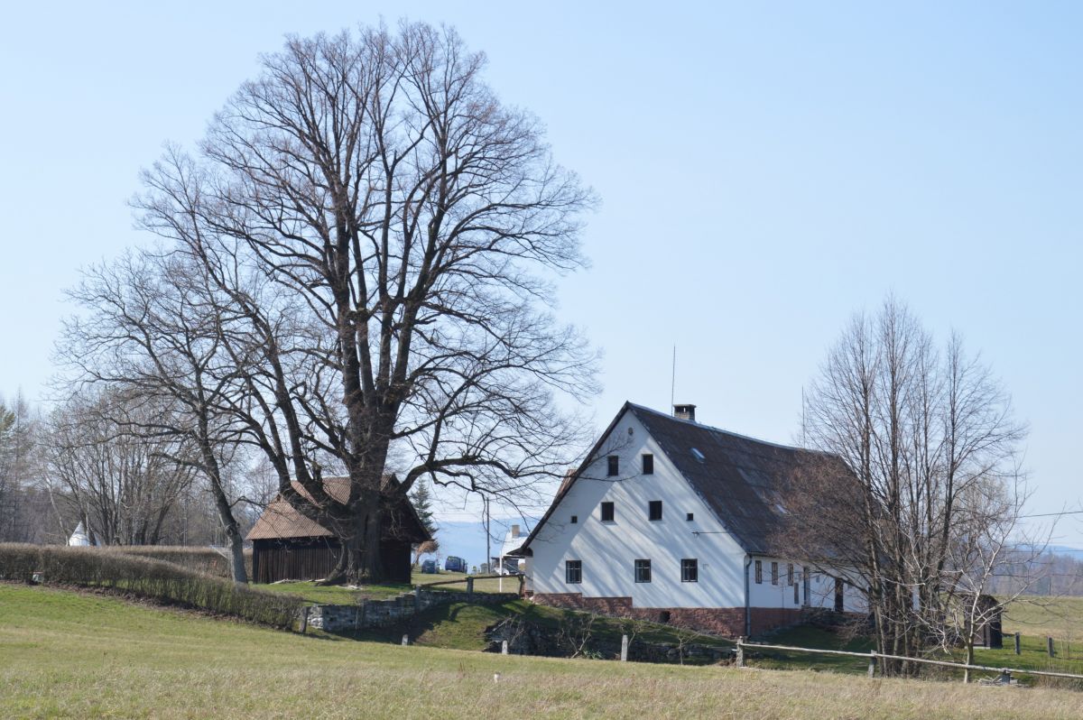 Domeček na samotě nad Černou vodou, nedaleko hradiště Hradisko