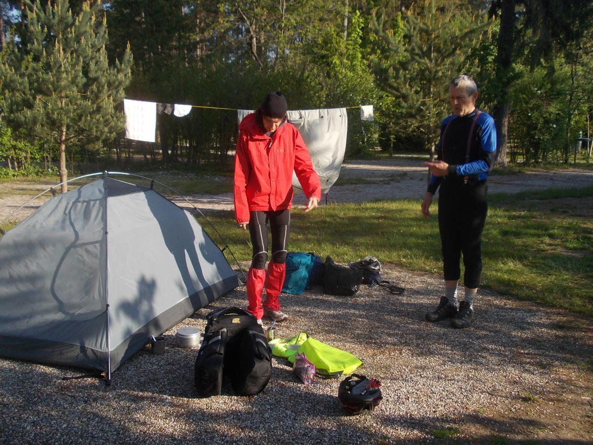 Faaker See, v kempu na břehu jezera