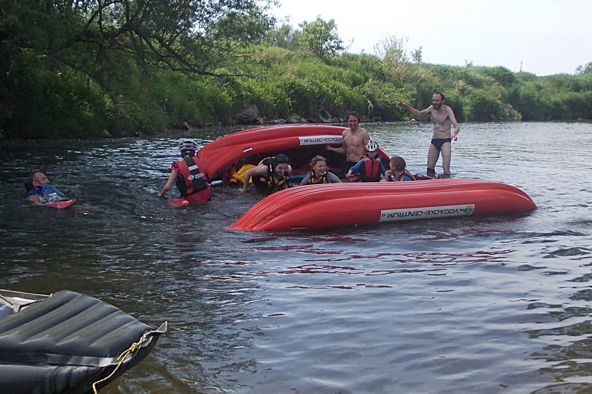 A na závěr se pochopitelně všichni museli cvaknout nebo alespoň vykoupat.