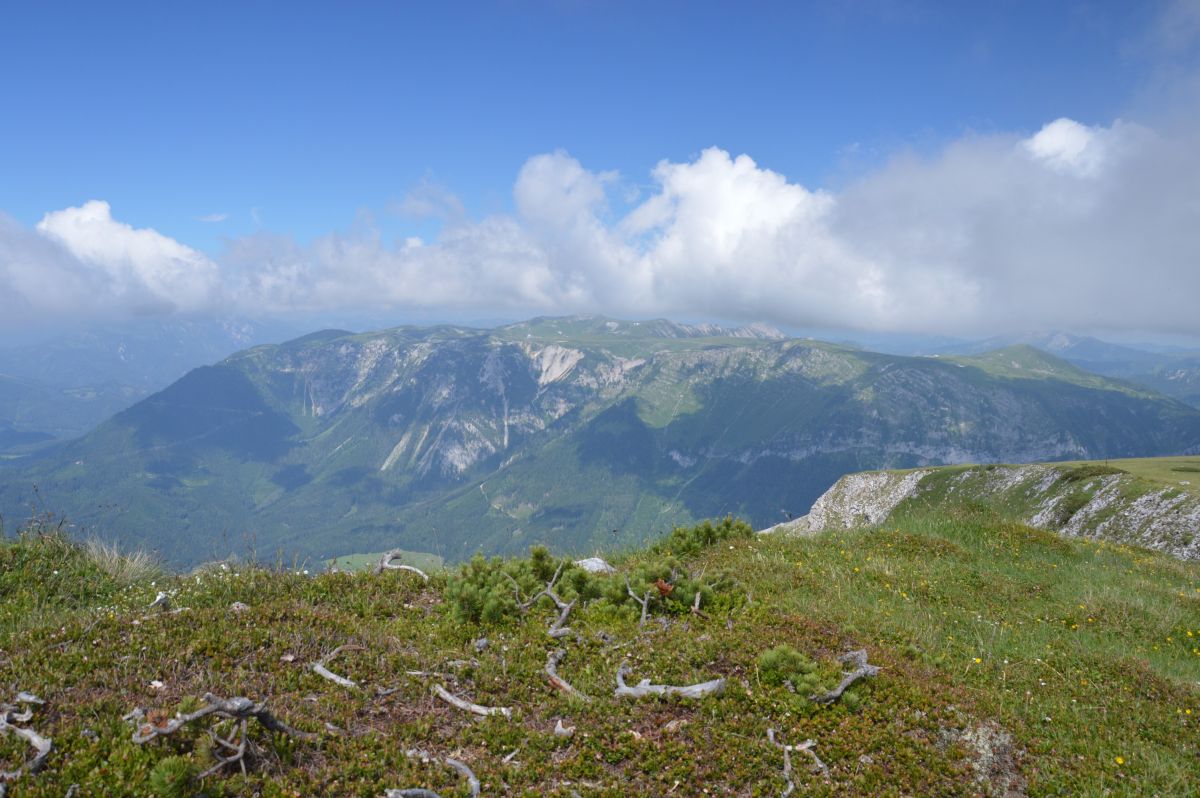 Pohled na Schneealpen od Heukuppe