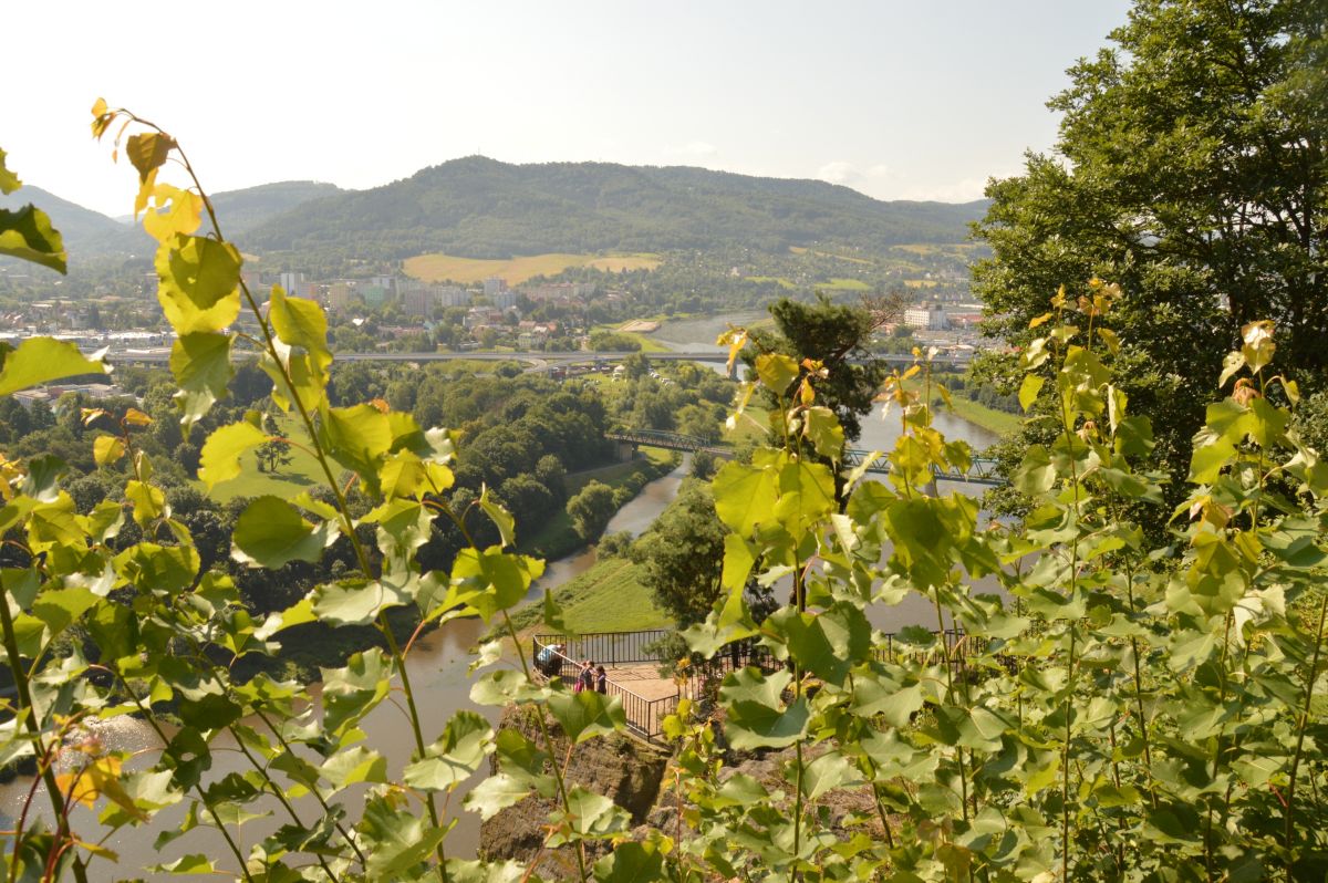 Děčín z Pastýřské stěny