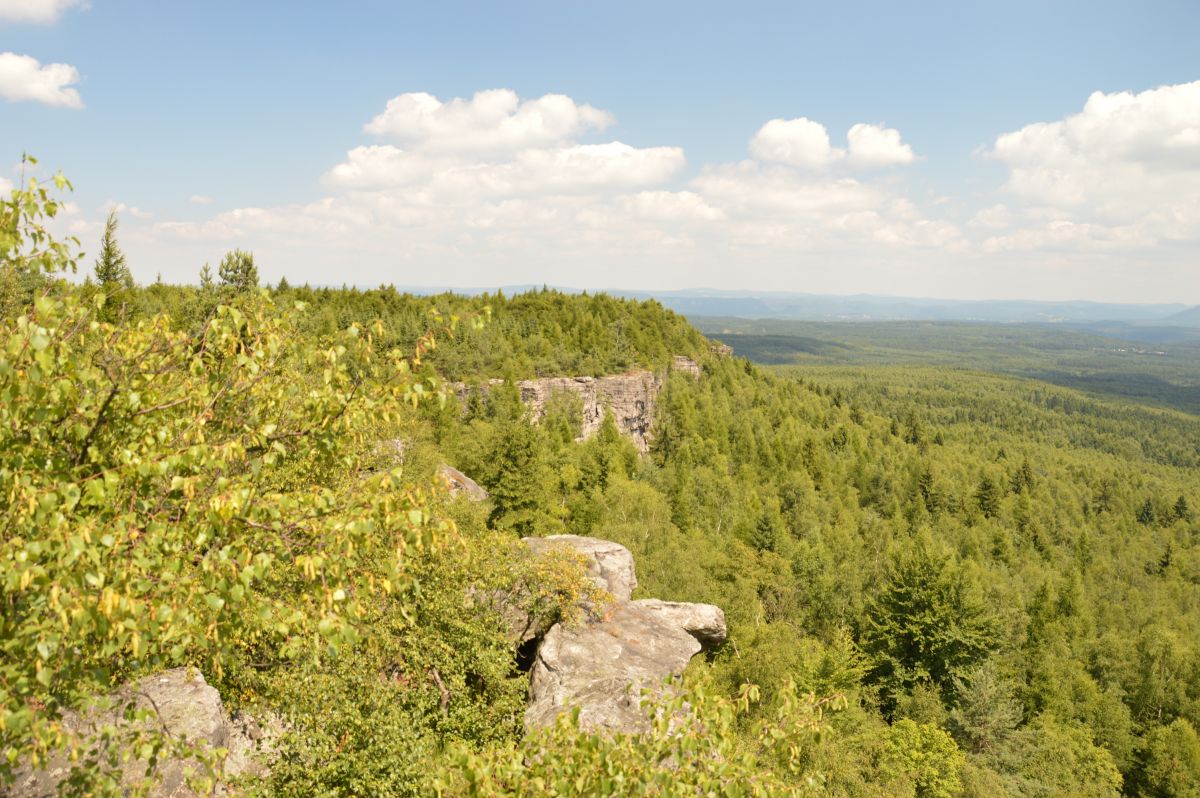 Na stolové hoře Děčínského Sněžníku (cca 720 m)