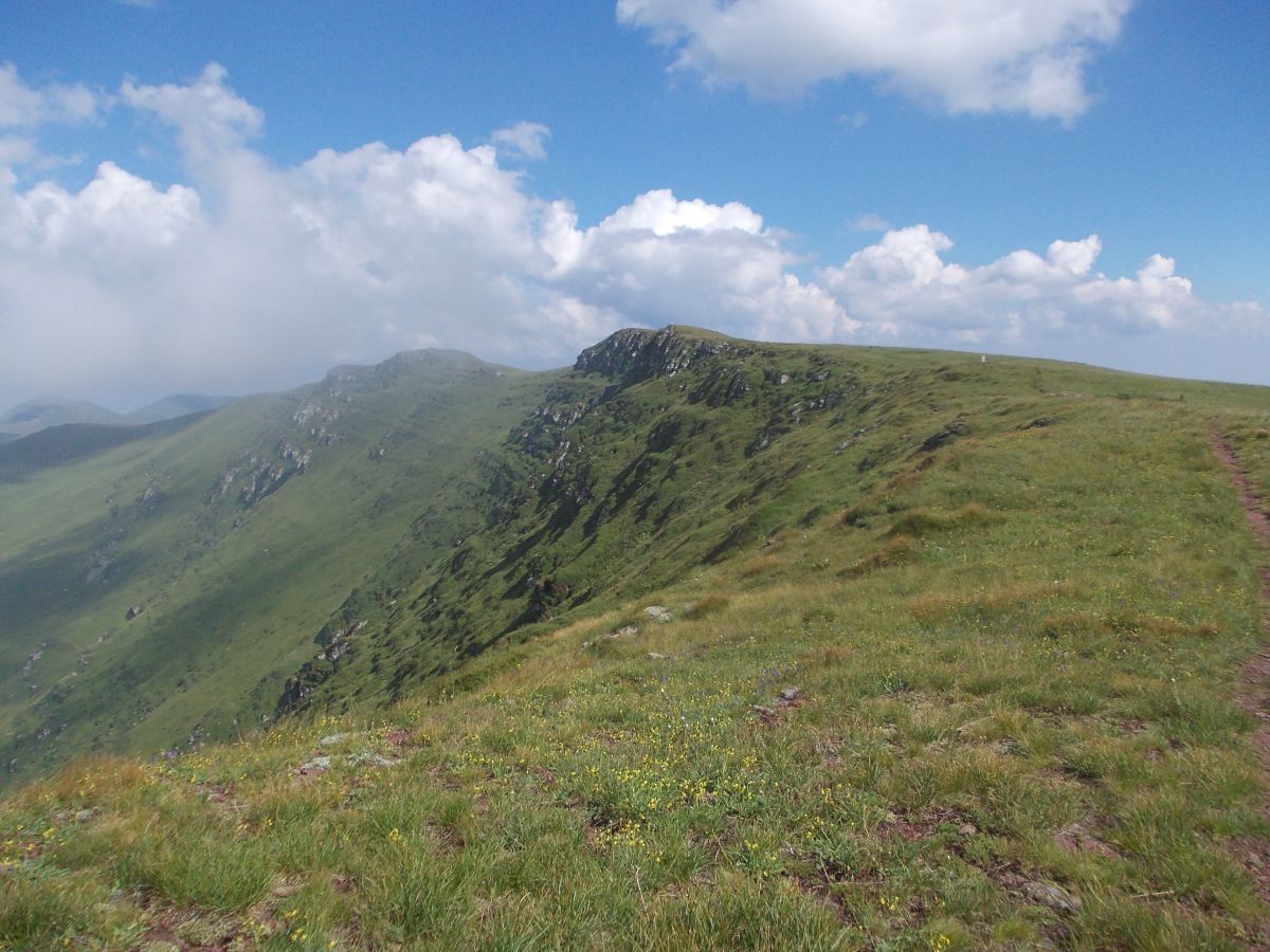 Midžor, vrcholový hřeben