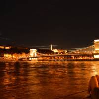 Popis: Noční Budapešť cestou z Brna do Bělehradu