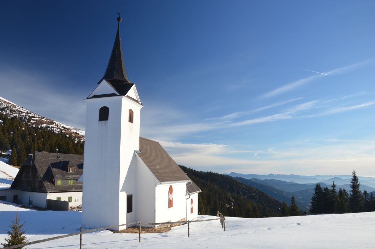 Gleinalmsattel, kostel Maria Schnee