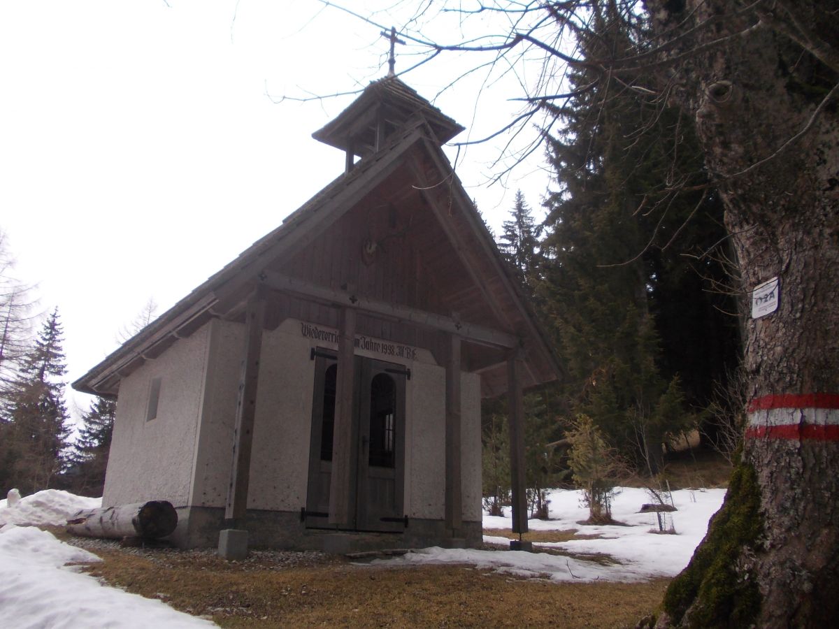 Kostelík v sedle Eisenpass