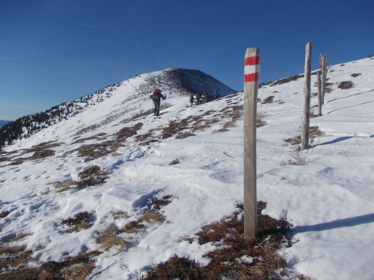 Výstup na Rossbachkogel