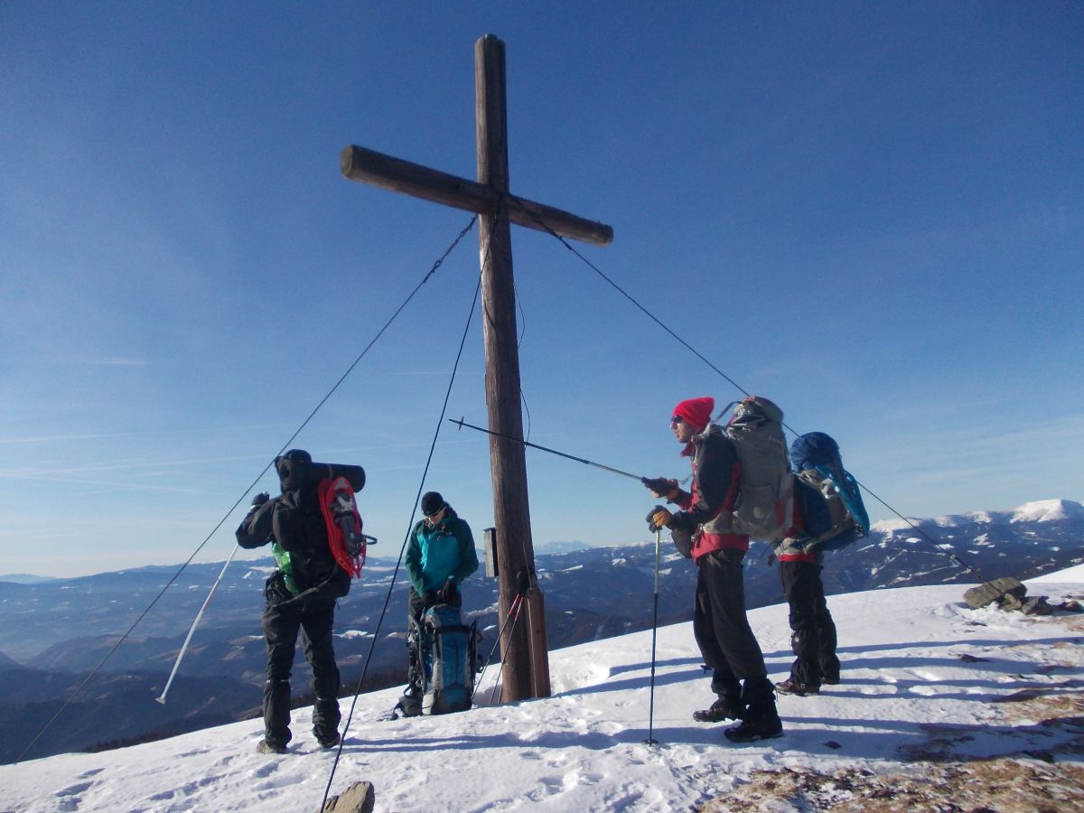 Na vrcholu Rossbachkogel