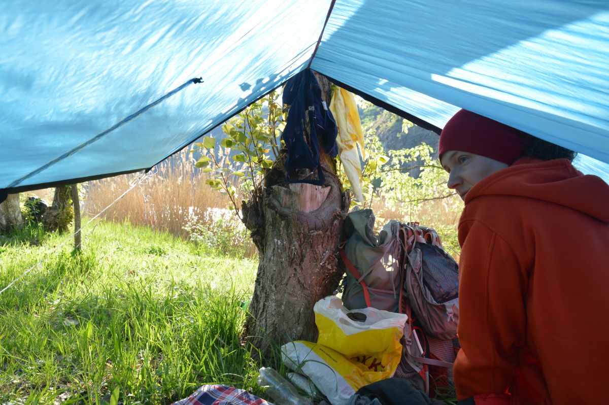 Ráno v lomu Tartali nad vesnicí Tarcal, přímo v srdci Tokaje