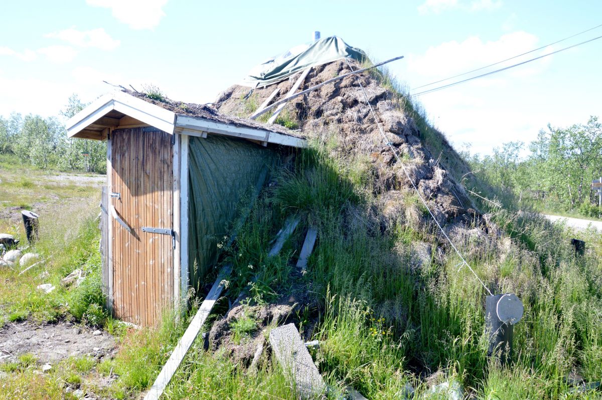 Kautokeino, rekonstrukce sámské chýše