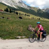 Popis: Ǔdolí Gaistal, Janča dojíždí do 1700 m n. m.
