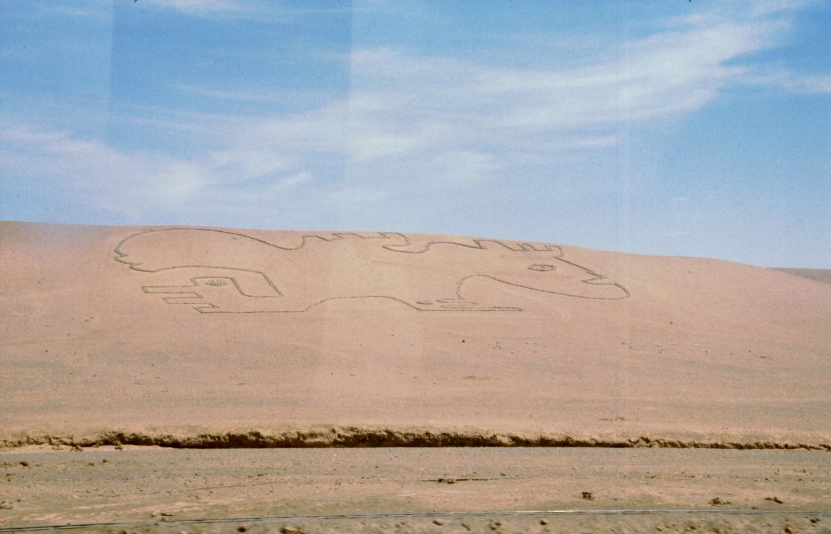 Cestou na sever, hieroglyfy v poušti