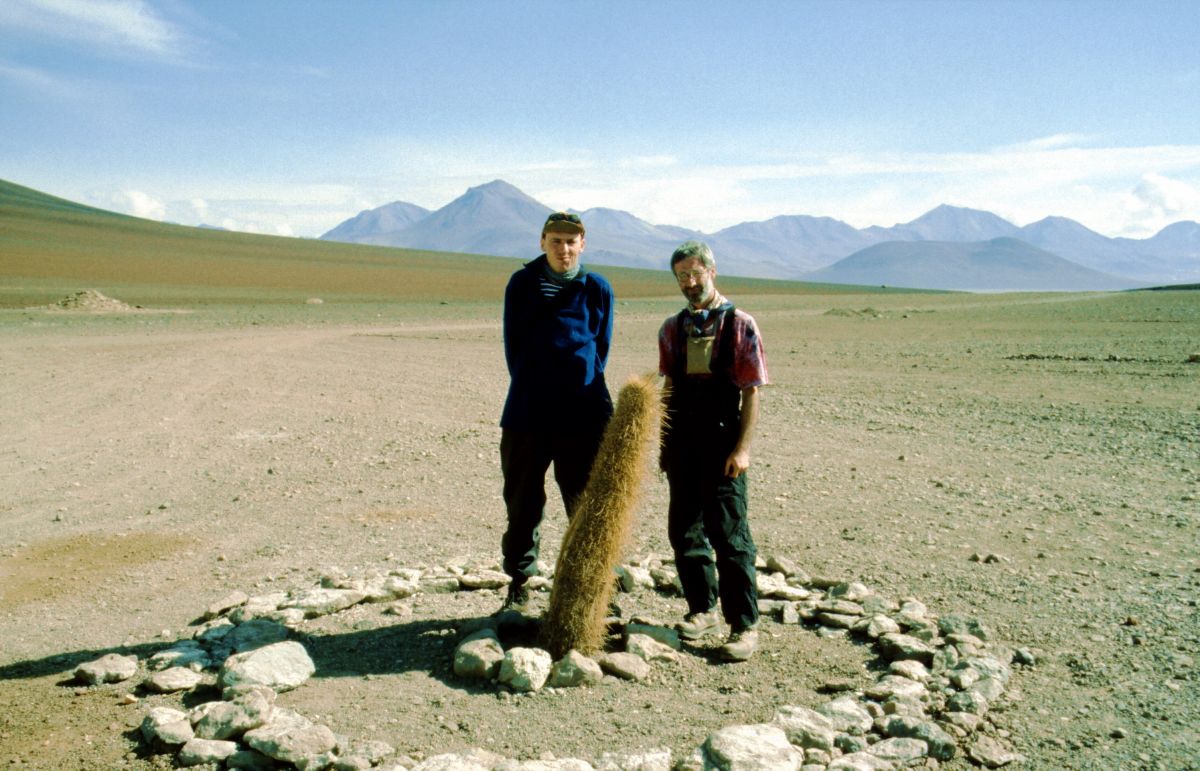 Na chilsko-bolivijské hranici ve výšce 4480 metrů.