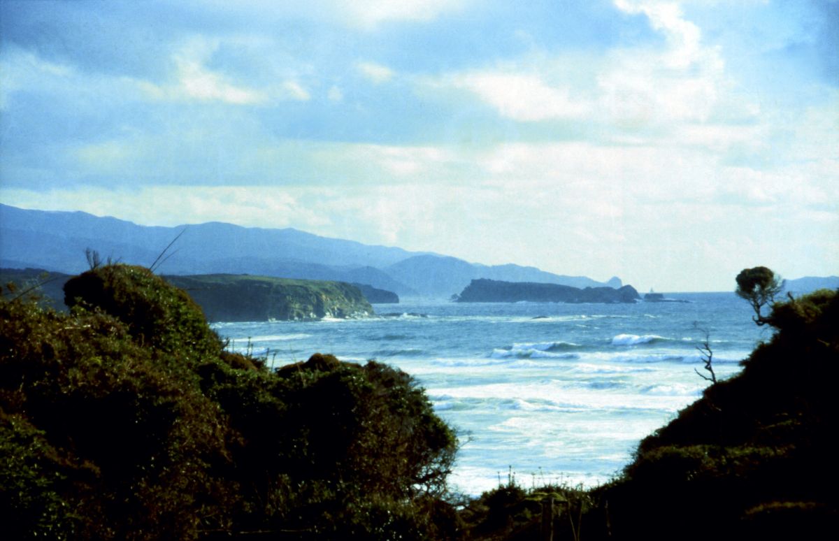 Národní park Chiloe, nádherný záliv zdáli