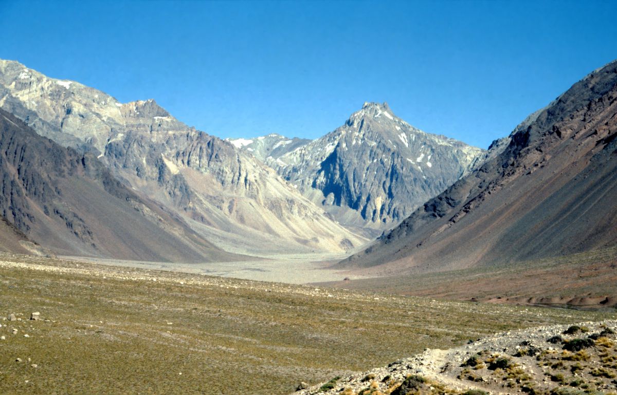 Aconcagua, údolí Horcones superior