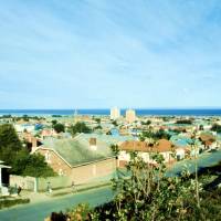 Popis: město Punta Arenas z vrchu