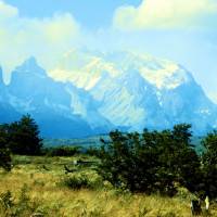 Popis: NP Torres del Paine, věže Torresů ve slunci
