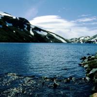 Popis: Národní park Villarica, Laguna Azul