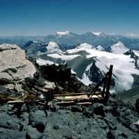 Popis: Aconcagua, rozbitá chatka Berlín