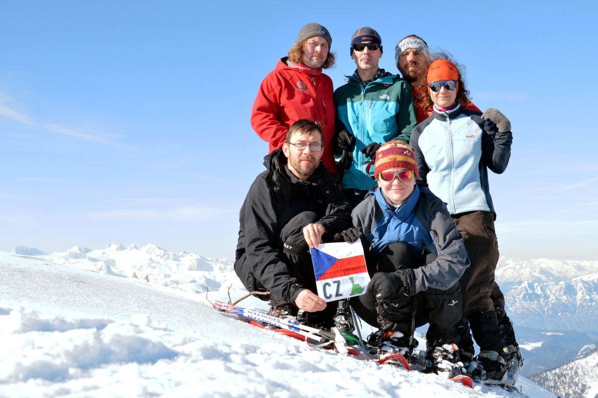 Vrcholovka na Grosser_Gsollberg, vzadu Dachstein