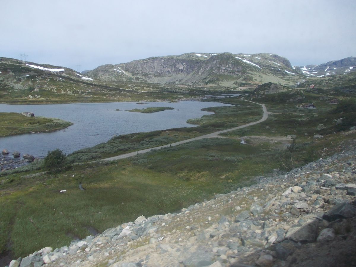 Z vlaku Oslo-Bergen, Hardangervidda