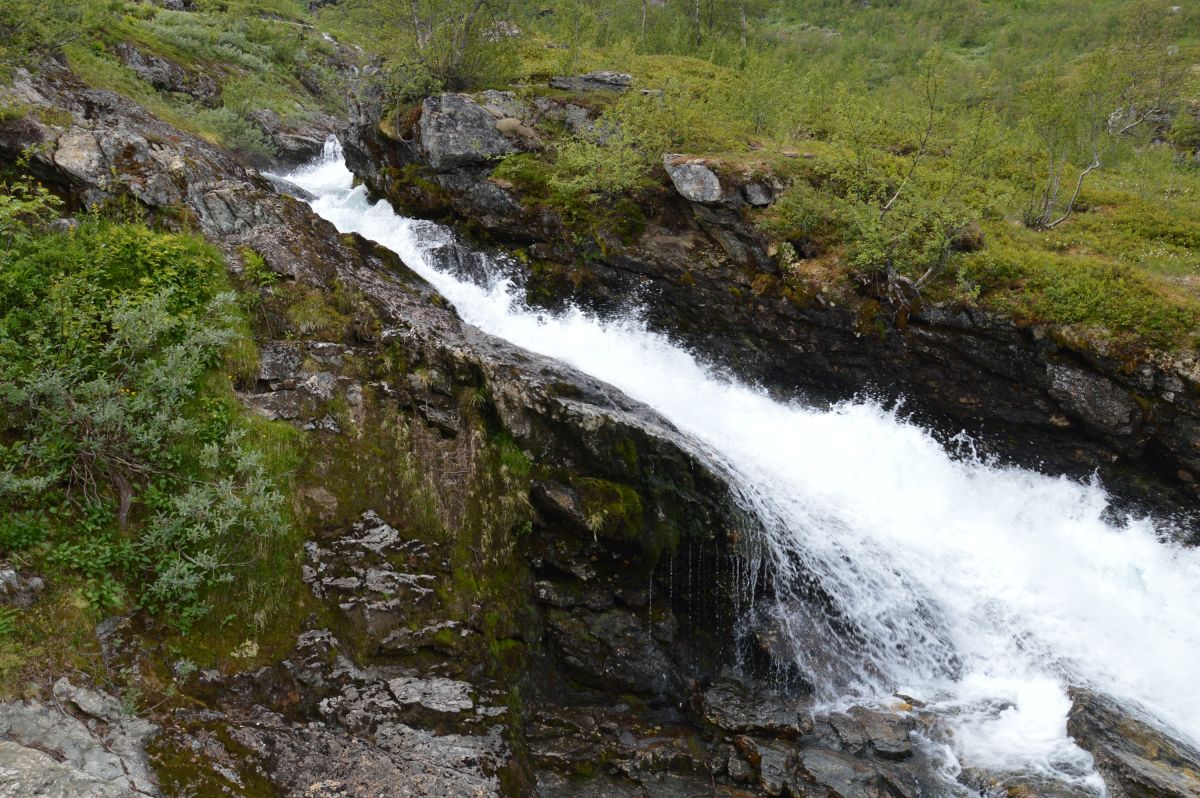 Myrdal, krátká prohlídka okolí, vodopád