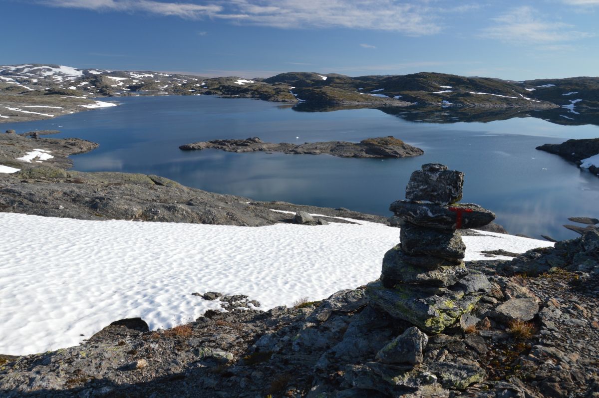 Čarokrásná krajina na Hardangerviddě
