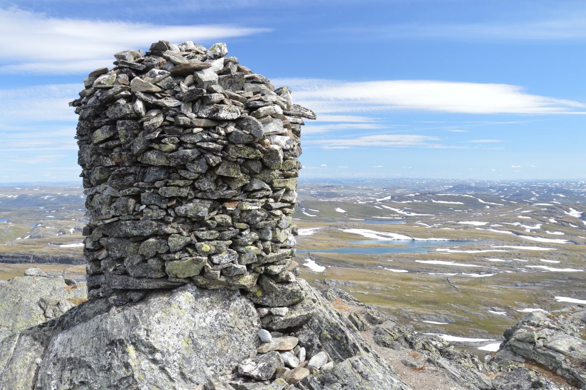 Na vrcholu Hårteigenu