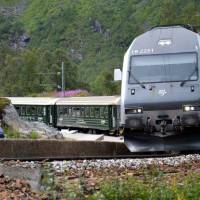 Popis: Myrdal, vlak na světoznámé Flamské dráze