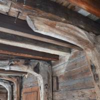 Popis: Bergen, stará část města Bryggen