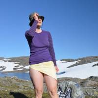 Popis: Nová norská móda: klobouček a šáteček