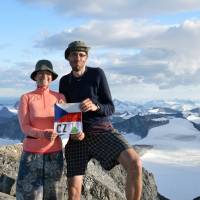 Popis: Galdhopiggen (2 469 m.), nejvyšší místo Skandinávie