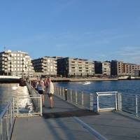 Popis: Oslo, zcela nová čtvrt Sørenga