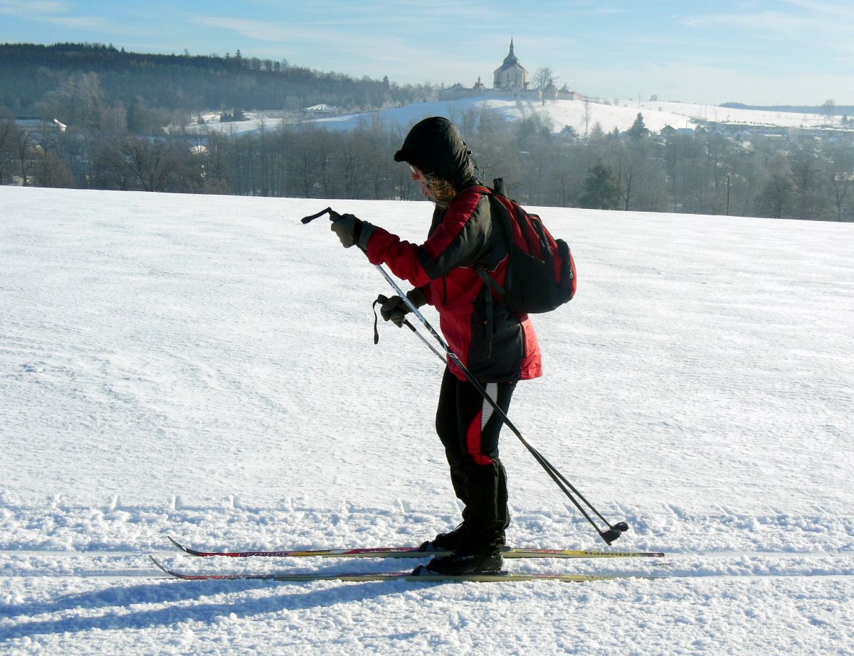 Vysočina, Žďársko; vzadu Zelená hora