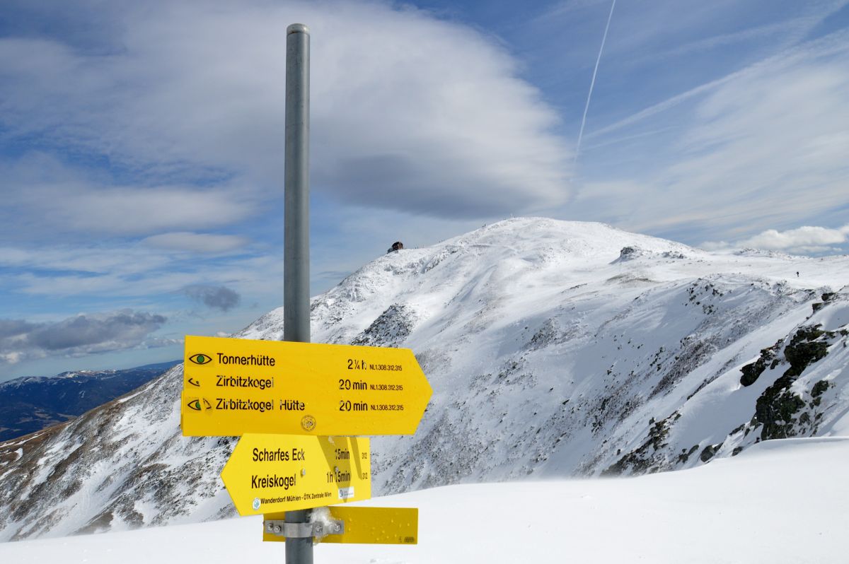 Pohled na Zirbitzkogel