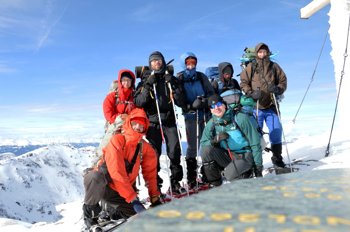 Na vrcholu Zirbitzkogel (2396 m)